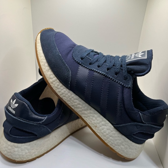 Adidas Iniki Boost - Navy with white - 8.5M - Picture 2 of 6